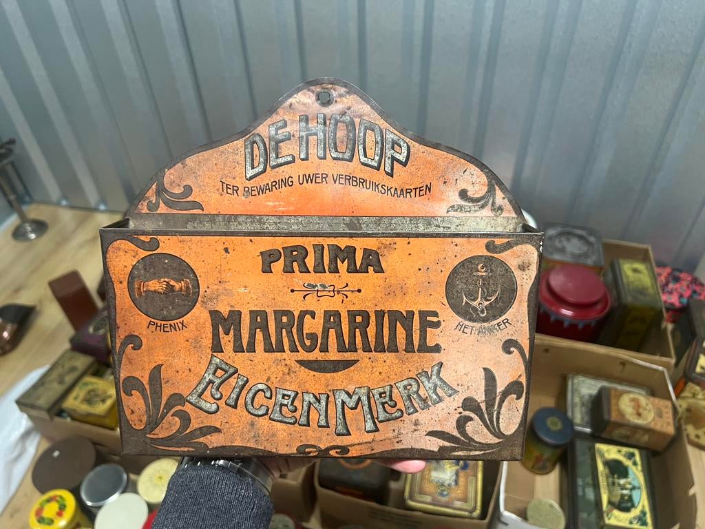 Prima margarine blik, Verzamelen, Blikken, Ophalen of Verzenden, Gebruikt, Overige