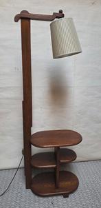 vintage schemerlamp/retro vloerlamp + tafeltje, Ophalen, Gebruikt, Minder dan 50 cm