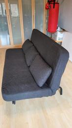 Ikea Nyhamn Slaapbank met binnenveringsmatras, Ophalen, Tweepersoons, Grijs, Zo goed als nieuw