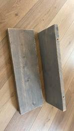 2 steigerhout plankjes (blind ophangsysteem), Ophalen of Verzenden, Zo goed als nieuw