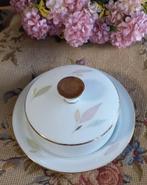 Mooie vintage botervloot, pastel "blaadjes", Bavaria, Antiek en Kunst, Curiosa en Brocante, Ophalen of Verzenden