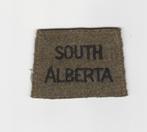 WWII Canadese Leger South Alberta Regiment Embleem., Verzamelen, Militaria | Tweede Wereldoorlog, Verzenden, Landmacht, Engeland