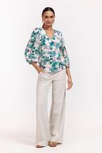 Studio anneloes nieve floral blouse L offwhite/green/pink, Kleding | Dames, Blouses en Tunieken, Maat 42/44 (L), Ophalen of Verzenden