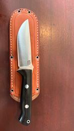Bark River Bravo-1 CPM 154 - Black Canvas Micarta, Verzamelen, Ophalen of Verzenden, Overige soorten, Amerika, Mes of Dolk