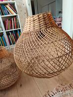 Rotan hanglamp, Huis en Inrichting, Lampen | Lampenkappen, 25 tot 50 cm, Rond, Bohemian, Ophalen of Verzenden