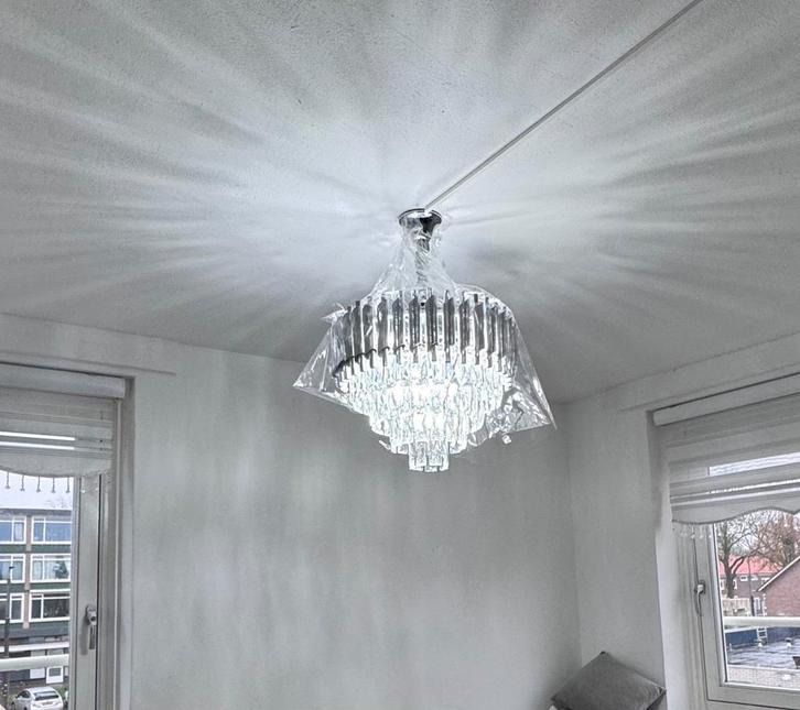 Hanglamp Pearl Zilver - Eric Kuster Style 2x, Huis en Inrichting, Lampen | Kroonluchters, Nieuw, Ophalen