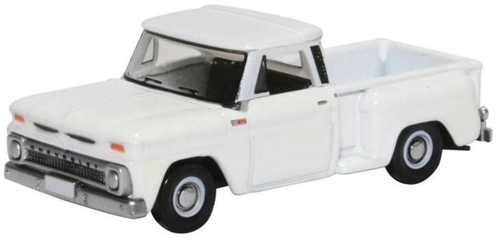 Chevrolet STEPSIDE PICK UP 1965 wit, Hobby en Vrije tijd, Modelauto's | 1:87, Nieuw, Auto, Overige merken, Ophalen of Verzenden