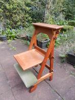 Zeldzame eikenhouten bidstoel kerkstoel ontwerp A Kropholler, Ophalen of Verzenden