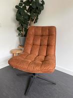 Cognac Kleurige Draaifauteuil, Huis en Inrichting, Fauteuils, Ophalen, Minder dan 75 cm, Zo goed als nieuw, Metaal