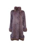 Originele Fendi Fur coat in paars/lila kleur leopard, Fendi, Ophalen of Verzenden, Zo goed als nieuw, Maat 36 (S)