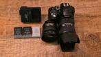 Nikon D5300 + Nikkor 35mm + Nikkor 18-200mm, Audio, Tv en Foto, Ophalen, Spiegelreflex, Zo goed als nieuw, Nikon