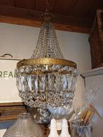 Schitterende Kristallen Hanglamp, Antiek en Kunst, Antiek | Glas en Kristal, Ophalen of Verzenden