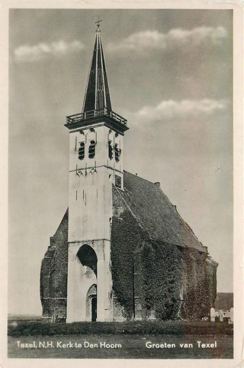 (388-482-021) Texel Den Hoorn NH Kerk, Verzamelen, Ansichtkaarten | Nederland, Noord-Holland, Verzenden