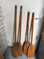 Antieke kano peddels 2x, Watersport en Boten, Peddels, Ophalen, Gebruikt, Enkelbladige peddel
