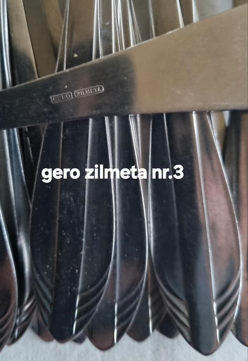 Bestek Gero Zilmeta visgraat, Huis en Inrichting, Keuken | Bestek, Zo goed als nieuw, Rvs of Chroom, Ophalen of Verzenden