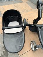 Mima Xari kinderwagen Stone White + accessoires, Zo goed als nieuw, Verstelbare duwstang, Ophalen, Kinderwagen