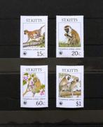 WWF WNF Saint Kitts 1986 Postfris Apen Meerkat, Ophalen of Verzenden, Postfris, Dier of Natuur