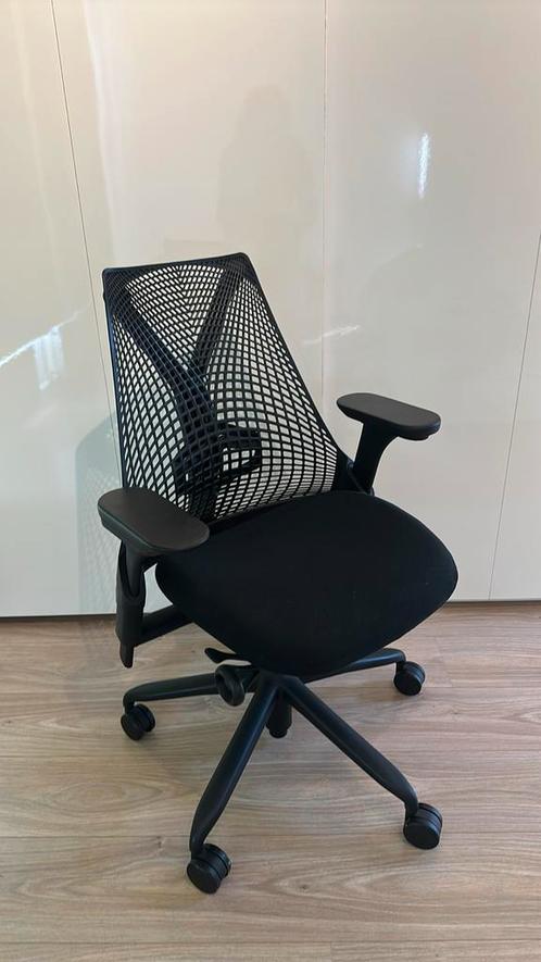 Bureaustoel Herman Miller, zwart, Huis en Inrichting, Bureaustoelen, Gebruikt, Bureaustoel, Zwart, Ergonomisch, Ophalen