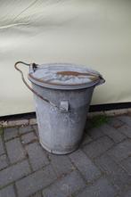 Zinken vuilnisbak uit Dordrecht, Antiek en Kunst, Curiosa en Brocante, Ophalen