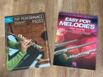 Twee dwarsfluit boeken met pop liedjes, Dwarsfluit of Piccolo, Ophalen of Verzenden, Zo goed als nieuw, Artiest of Componist