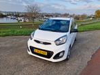 Kia Picanto 1.0 Cvvt 5-DRS 2014 Wit, Auto's, Voorwielaandrijving, Stof, Zwart, 400 kg