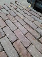 Oude gebakken dikformaat rood /paars 32m2, Tuin en Terras, Tegels en Klinkers, Ophalen, Gebruikt, 10 m² of meer, Klinkers