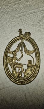 Antieke friese staartklok schuifstuk, Ophalen of Verzenden