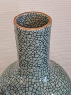 Grote Chinese vaas Chinees aardewerk celadon Guan craquelé, Ophalen of Verzenden