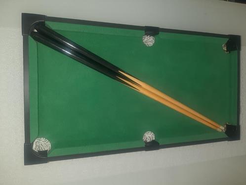 Pool Biljard Mini (incl 2 keus en poolballen), Sport en Fitness, Biljarten en Poolen, Zo goed als nieuw, Pooltafel, Ophalen