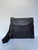 GUCCI Zwart leer HEREN Guccissima messenger bag tas, Overige merken, Zwart, Ophalen of Verzenden, Zo goed als nieuw