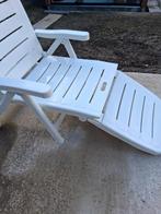 ligstoel, Ophalen, Gebruikt, Kunststof, Verstelbaar