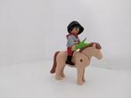 Playmobil Pony met jongetje, boerderij, Manege, Ophalen of Verzenden, Zo goed als nieuw