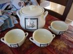 soepset, Huis en Inrichting, Keuken | Servies, Gebruikt, Ophalen of Verzenden, Kom(men), Overige stijlen
