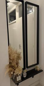 Spiegel set met wandplank en beugels, Huis en Inrichting, Ophalen, Zo goed als nieuw, 150 tot 200 cm, Rechthoekig