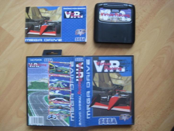 VR Virtua Racing Sega Mega Drive Megadrive, Spelcomputers en Games, Games | Sega, Mega Drive, Racen en Vliegen, 1 speler, Vanaf 3 jaar