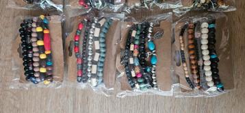 8 sets van 5 armbandjes met kralen, 40 stuks, nieuw beschikbaar voor biedingen