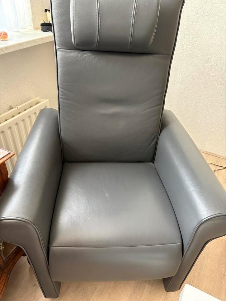 Welfaire Sta-op Stoel Leder - Zo Goed Als Nieuw!, Huis en Inrichting, Fauteuils, Zo goed als nieuw, Leer, 75 tot 100 cm, Ophalen