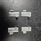 4x Bruynzeel metalen schappendragers, plankendragers, legbo, Niet ingevuld, Gebruikt, Niet ingevuld, Niet ingevuld