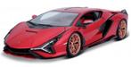 Bburago Lamborghini Sián FKP 37 2019 metallic rood 1:18 new, Nieuw, Ophalen of Verzenden, Bburago, Auto