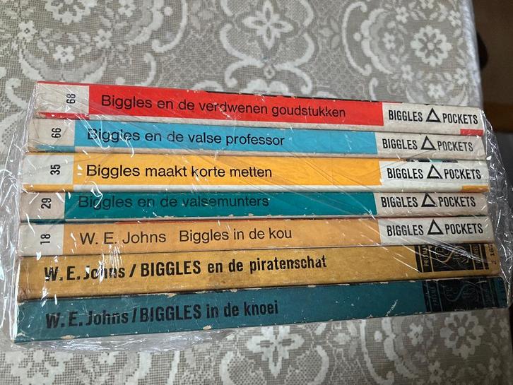 Biggles Pockets W.E. Johns, Boeken, Avontuur en Actie, Gelezen, Ophalen of Verzenden