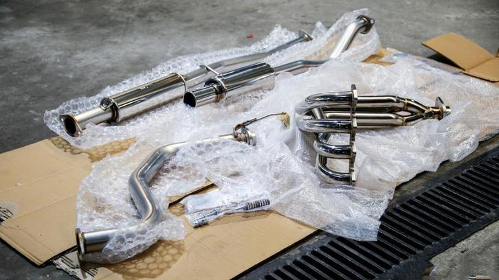 Spoon N1 Uitlaatsysteem spruitstuk demper - Honda Civic EK9, Auto diversen, Tuning en Styling, Ophalen of Verzenden