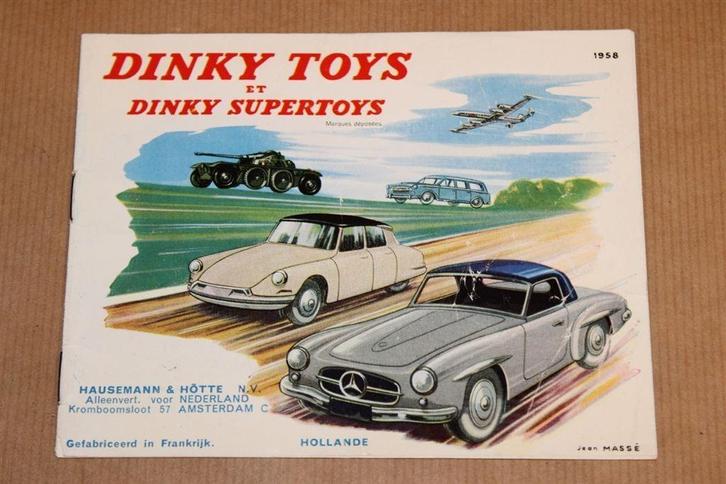 Oude Dinky Toys catalogus [Hausemann] - 1958, Antiek en Kunst, Antiek | Speelgoed, Ophalen of Verzenden