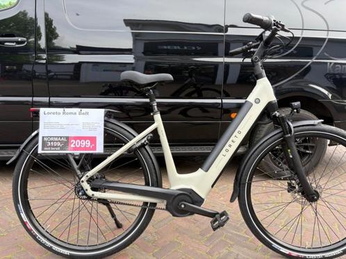 Loreto Roma Belt Elektrische Dames en Heren fiets, Fietsen en Brommers, Fietsen | Heren | Sportfietsen en Toerfietsen, Nieuw, Overige merken