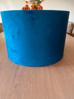 Blauwe Velvet Lampenkap, 25 tot 50 cm, Blauw, Rond, Ophalen of Verzenden