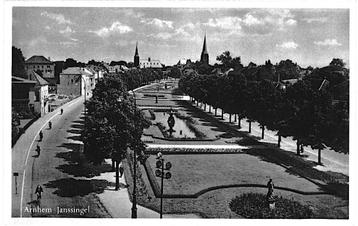 806311 Arnhem Gld Janssingel jr 50 60 Nette oude kaart onbes beschikbaar voor biedingen