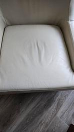 Twee comfortabele witte fauteuils, Huis en Inrichting, Fauteuils, Ophalen, Gebruikt, 75 tot 100 cm, Modern