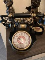 Mooie sier telefoon zwart met goud van metaal, Ophalen of Verzenden