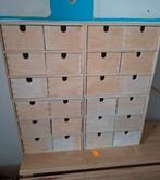 4 Houten Opbergkistjes, Ophalen, Gebruikt, 5 laden of meer, 100 tot 150 cm