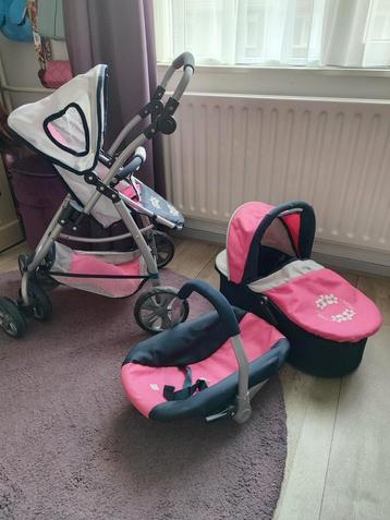 3 in 1 poppenwagen beschikbaar voor biedingen