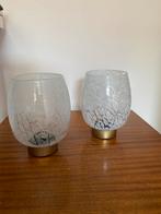 Leuke set tafellampen nachtkastlampjes, Ophalen of Verzenden, Zo goed als nieuw, Minder dan 50 cm